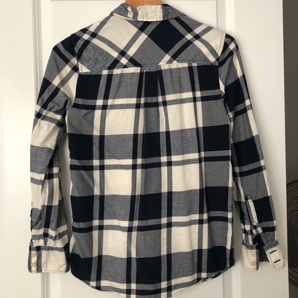 J. Crew Boy Fit Plaid/Flannel Shirt - Picture 2 of 7